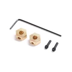 LEMAXI302002-Hex Hub, Brass 1.0g (2): SCX24, AX24