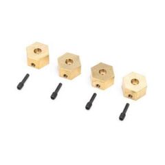 Hex Hubs, Brass (7g) (4): UTB18