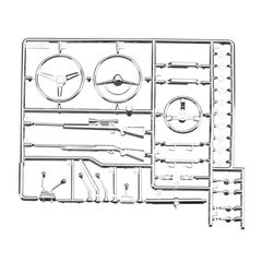 AX80047 Interior Detail Parts Tree Ch rome