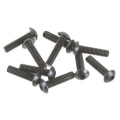AXA116 Hex Socket Button Head M3x12mm Black (10)