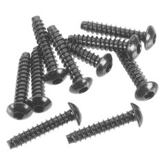 Hex Socket Tapping Button Head M3x15m m Blk(10)