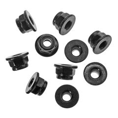 LEMAXIC1045-Nylon Locknut M4 Black (10)