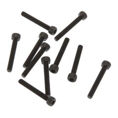 AX31399 M2.6x18mm Cap Head Screw Blac k (10)