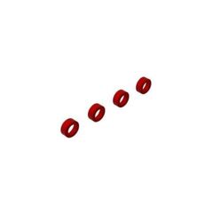 Aluminum Suspension Arm End Cap (Red) (4)