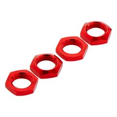 Aluminum Wheel Nut 17mm Red Nero (4)
