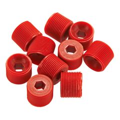 AR330335 Hub Nut Red (10): Nero