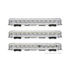 SNCF 3 Personewagen DEV Inox A9 + B10 + A5s Ep III