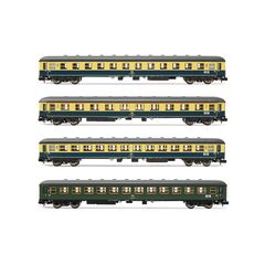 DB 4 voitures train interzones bleu/beige Ep.IV-V