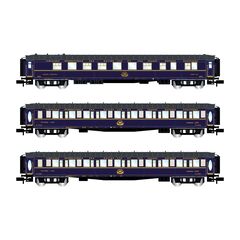 CIWL 3 voitures Train Bleu WR + 2x Lx Set 2Ep. III