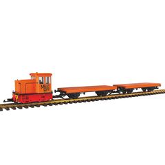 G-Start Set Güterzug Klemmbausteinwagen R/C