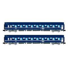 ARW02.HN4405-SNCF 2 Schlafwagen T2 blue Nudellogo Ep. IV-V