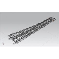 Weiche WR mit Betonschwellen