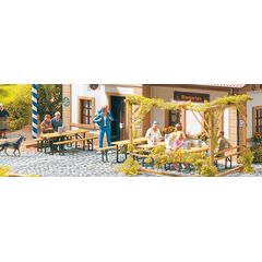 3 bancs + 3 garnitures de bière