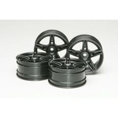 ARW10.51263-Twin 5-Spoke Wheels 4pcs black (26mm / +4)
