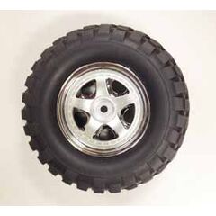 ARW10.54554-Rock Block Tires w/2-Piece 5-Spoke Wheels CC-01
