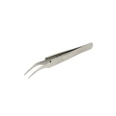 Pincette HG acier courbée (pointe ronde)