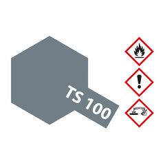 Spray TS-100 Semi-Gloss Bright Gun Metal