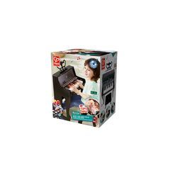 Leuchttasten-Piano mit Hocker  schwarz FSC