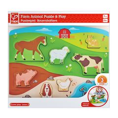 Jeu de puzzle à encastrement Animaux de la ferme