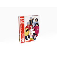 Famille de poupées asiatiques 6 pcs.