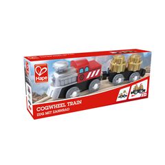 Train avec roue dentée