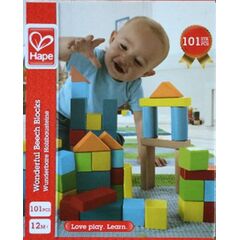 Kunterbunte Holzbausteine