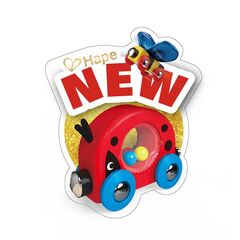HAPE Marienkäfer-Zug Regal Wobbler