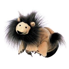 Poupée gant lion