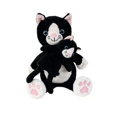 Marionnette mère/enfant chat Cara + Mimi