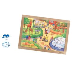 Puzzle cadre parc animalier