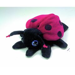 Poupée gant coccinelle