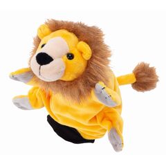 Poupée gant lion