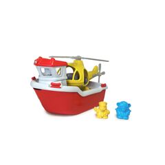 Rescue Boat with Helicopter