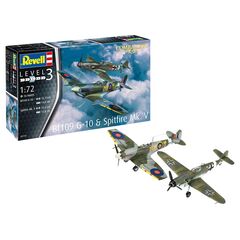 MS Combat Set Bf109G-10 + Spitfire Mk.V