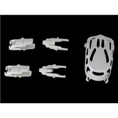 Capot + 4 nacelles moteur blanc