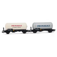 SNCF Coffret de 2 wagons-citernes à gaz à 2 essieux Primagaz Ep.III