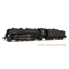 SNCF 141R 463 mSpeichenräder und schwarzer Kohlentender Ep.III