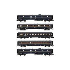 CIWL 5 voitures Orient-Express 2x D 1x WR 2x WL 140e anniversaire Ep. II