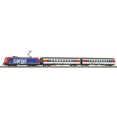 PSCwlan S-Set CFF EC Re 484 + 2 wagons voie A &amp; B