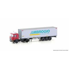 MAN F90 Gardinenplanen-Sattelzug Ambrogio