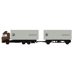 MAN F90  3-achs Koffer-Hängerzug UPS