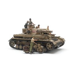 1/35 German Tank IV Ausf. F &amp; Motorcycle Set North Africa
