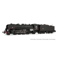 SNCF locomotive à vapeur 141R 568 noir/rouge Ep. III