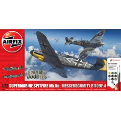 Supermarine Spitfire Mk.Vc vs Bf109F-4 Dogfight Double