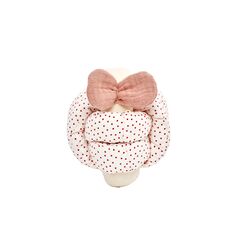 KNOT BALL mit Glocke rosé