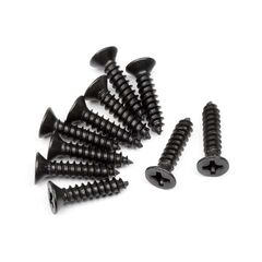 HPI101245-TP. Flat Head Screw M3*14mm (10pcs)