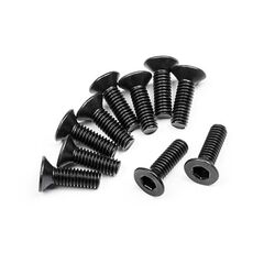 SPORT 3 - FLAT HEAD SCREW M2.5X8MM (HEX SOCKET/10PCS)