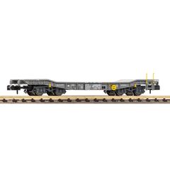 SBB Panzertransportwagen Slmmnps mit orangefarbenen Keilen  Ep. VI