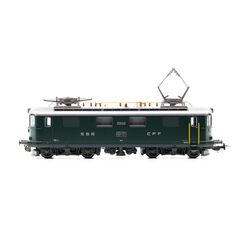 SBB Elektrolokomotive Re 4/4 I 10040  grün mit TEE-Schild  Ep. III/IV  ACS