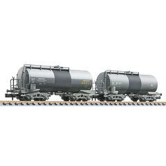 SBB-CFF Coffret de 2 wagons 4 essieux. Wagon-citerne B.T.A. Ep.III